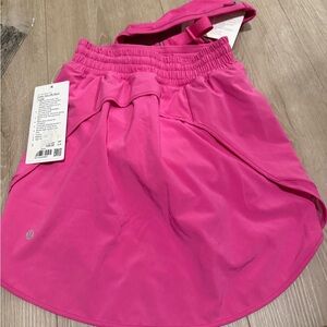 NWT Lululon Hotty Hot HR Skort & Fast and Free Run Belt